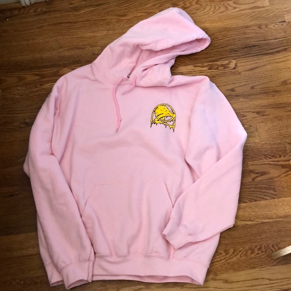 pink taco bell sweatshirt